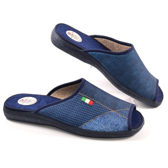 343 Cmconfort Chancla Zapatilla chancla de estar por casa. Textil con puntera abierta. Plantilla acolchada para un máximo confor