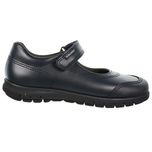348220 Pablosky Zapato Piel Colegial. Forro y plantilla textil transpirable. Velcro. Suela antideslizante