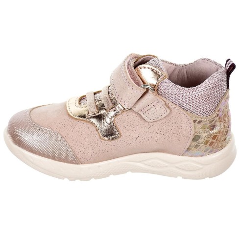 034972 Pablosky Botín Piel. Forro transpirable y sin costuras. Microfibra ecológica. Velcro elástico. Antideslizante