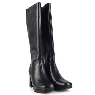 23189 Isteria Bota sintético vegano. Forro acolchado textil con cremallera. Plataforma y Tacón ancho de 7cm alto. Antideslizante 2