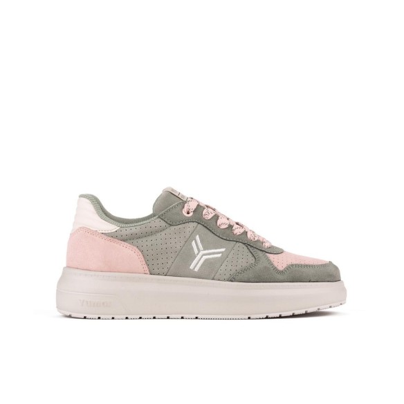 Moussy Yumas Sneaker Piel Serraje. Forro textil. cordones ajustables. Plantilla extraíble confort látex y suela antideslizante.