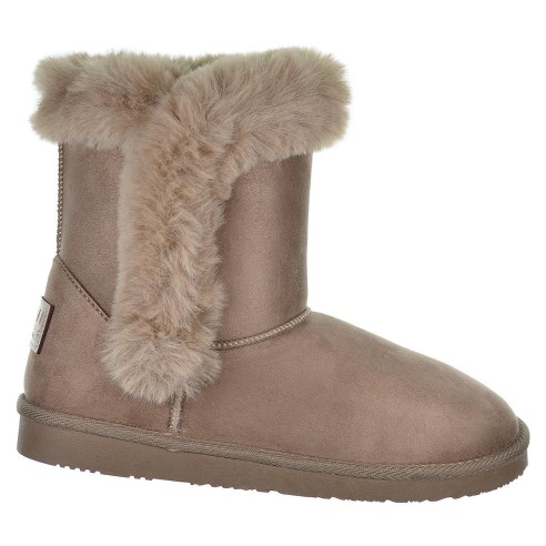 542065 B&W Bota Australiana textil Repelente al agua. Forro borreguillo, suela  antideslizante.