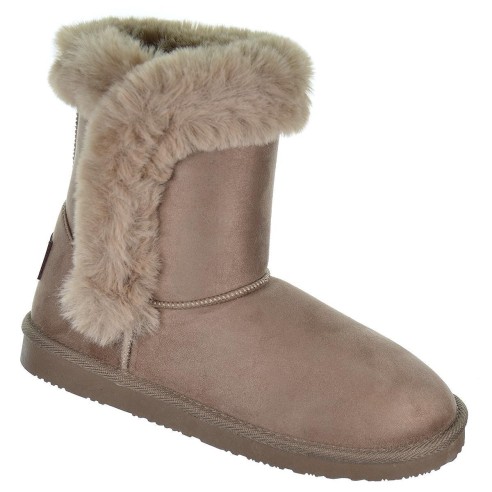 542065 B&W Bota Australiana textil Repelente al agua. Forro borreguillo, suela  antideslizante.