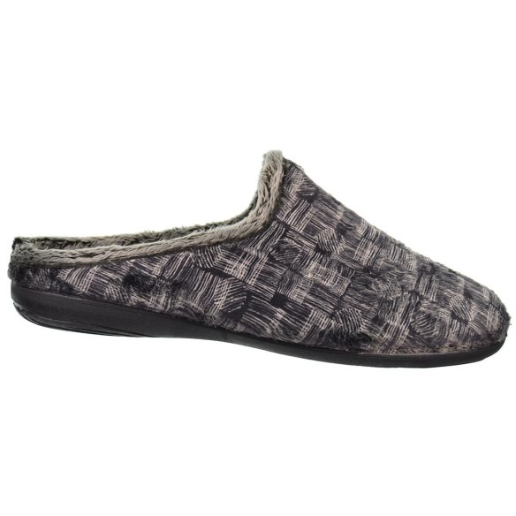 13890 Biorelax Zapatilla Casa. Destalonada en textil. Plantilla extraíble acolchada. Máximo confort. Suela goma antideslizante