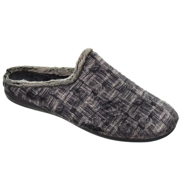 13890 Biorelax Zapatilla Casa. Destalonada en textil. Plantilla extraíble acolchada. Máximo confort. Suela goma antideslizante