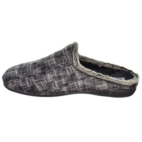 13890 Biorelax Zapatilla Casa. Destalonada en textil. Plantilla extraíble acolchada. Máximo confort. Suela goma antideslizante