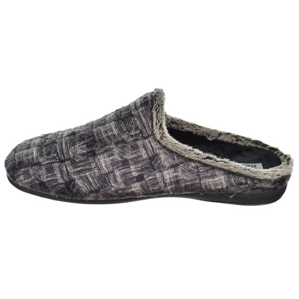13890 Biorelax Zapatilla Casa. Destalonada en textil. Plantilla extraíble acolchada. Máximo confort. Suela goma antideslizante