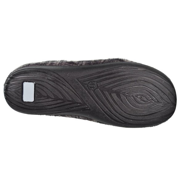 13890 Biorelax Zapatilla Casa. Destalonada en textil. Plantilla extraíble acolchada. Máximo confort. Suela goma antideslizante