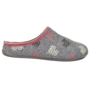 20189 Cmconfort Zapatilla estar por casa destalonada. Textil  plantilla acolchada. Suela  goma antideslizante, ligero y flexible