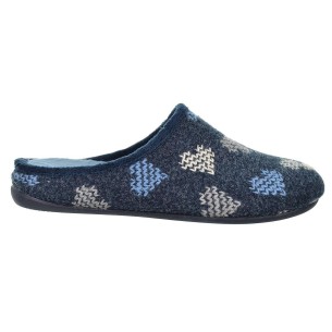 20189 Cmconfort Zapatilla estar por casa destalonada. Textil  plantilla acolchada. Suela  goma antideslizante, ligero y flexible 2