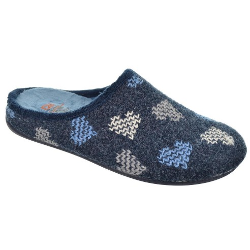 20189 Cmconfort Zapatilla estar por casa destalonada. Textil  plantilla acolchada. Suela  goma antideslizante, ligero y flexible