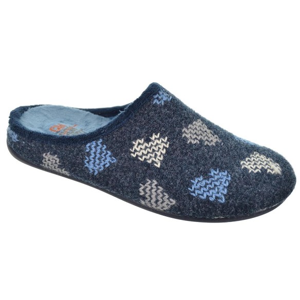 20189 Cmconfort Zapatilla estar por casa destalonada. Textil  plantilla acolchada. Suela  goma antideslizante, ligero y flexible