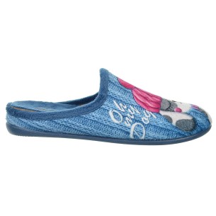 10573 Cmconfort Zapatilla estar por casa destalonada. Textil  plantilla acolchada. Suela  goma antideslizante, ligero y flexible 2