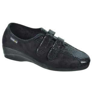 2416 Cosdam Zapatilla Casa confort.  doble velcro ajustable. Suela antideslizante, muy cómodo y flexible. Para pies delicados. 2