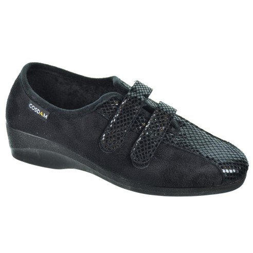 2416 Cosdam Zapatilla Casa confort.  doble velcro ajustable. Suela antideslizante, muy cómodo y flexible. Para pies delicados.