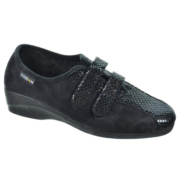 2416 Cosdam Zapatilla Casa confort.  doble velcro ajustable. Suela antideslizante, muy cómodo y flexible. Para pies delicados.