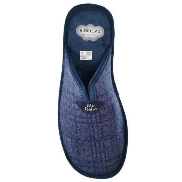 1414 Biorelax Zapatilla  casa textil con esponja y tejidos transpirables. antideslizante, muy flexible. pies más delicados.