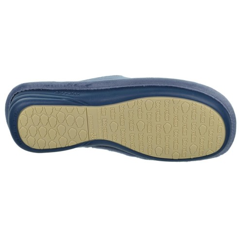 1414 Biorelax Zapatilla  casa textil con esponja y tejidos transpirables. antideslizante, muy flexible. pies más delicados.