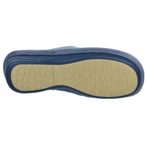 1414 Biorelax Zapatilla  casa textil con esponja y tejidos transpirables. antideslizante, muy flexible. pies más delicados.