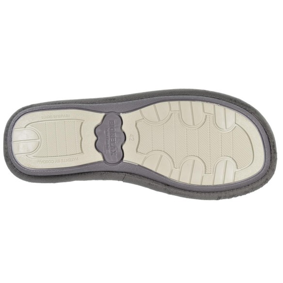 1491 Biorelax Zapatilla  casa textil con esponja y tejidos transpirables. antideslizante, muy flexible. pies más delicados.