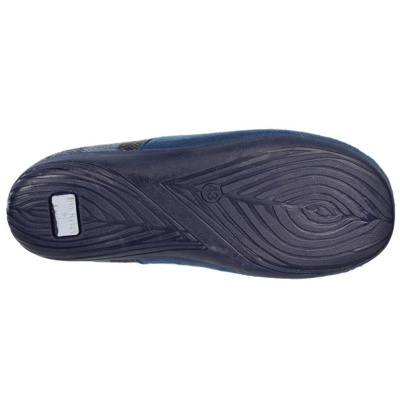 13685 Biorelax Zapatilla casa en textil muy suave y plantilla extraíble acolchada goma antideslizante, muy ligero y flexible.