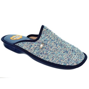 4011 Biorelax Zapatilla estar por Casa acolchada Mujer textil. antideslizante, muy flexible.
