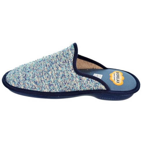 4011 Biorelax Zapatilla estar por Casa acolchada Mujer textil. antideslizante, muy flexible.