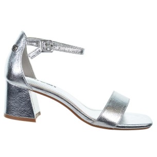 Refresh 171957 Sandalia Metalizada Vegana Tacón Ancho Mujer Antideslizante 2