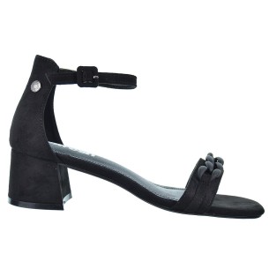 Refresh 171892 Sandalia Antelina Vegana Tacón Ancho Mujer