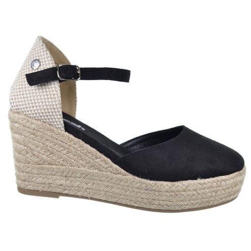 Refresh 171942 Alpargata Antelina Vegana Cuña 8 cm Antideslizante Mujer