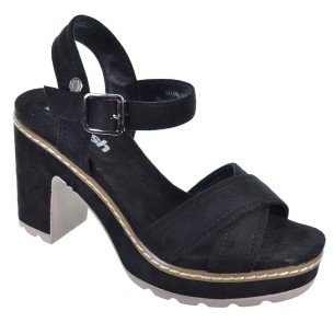 Refresh 171560 Sandalia Antelina Vegana Tacón Plataforma Mujer 2