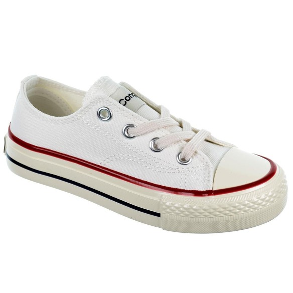 Conguitos 311001 Zapatilla Lona con Cordones Unisex Niño niña antideslizante