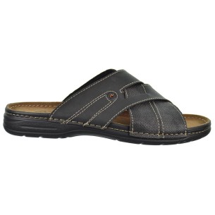 Arizona 634 Sandalia Zueco Acolchada Tiras Cruzadas Hombre en sintético y plantilla en piel acolchada. Piso de caucho. 2