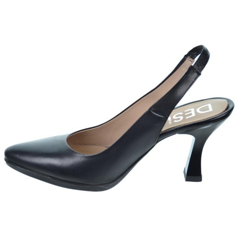 Desiree Sami1 Zapato Salón Piel Destalonado Mujer Tacón 7 cm antideslizante