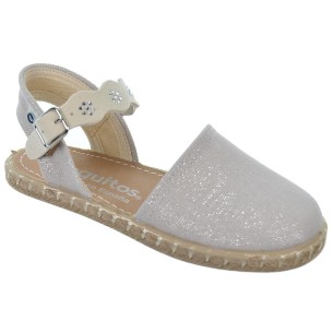 Conguitos 215026 Alpargata Textil Acolchada Antideslizante con Hebilla Niña 2