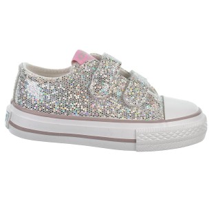 Osito 141070 Zapatilla Textil con Fantasía Con Velcro. Antideslizante. Niña