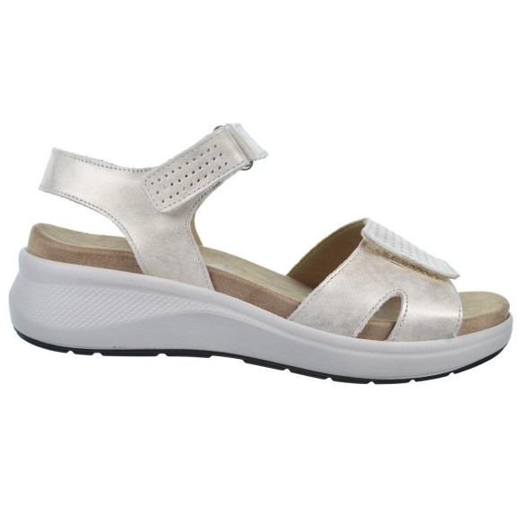 Baerchi 61652 Sandalia Mujer Piel Ancho Especial Velcro