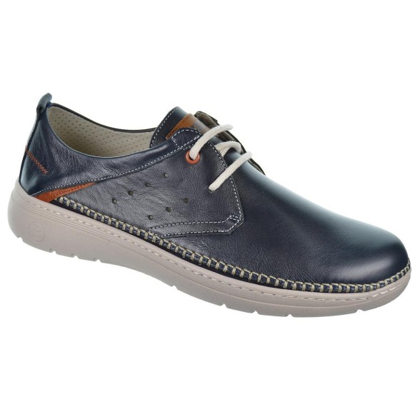 baerchi 1080 zapato casual piel transpirable antideslizante cordones hombre