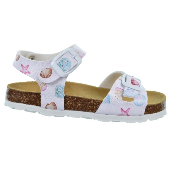 Crecendo 2558 Sandalia Bio con Hebilla Plantilla Piel Niña