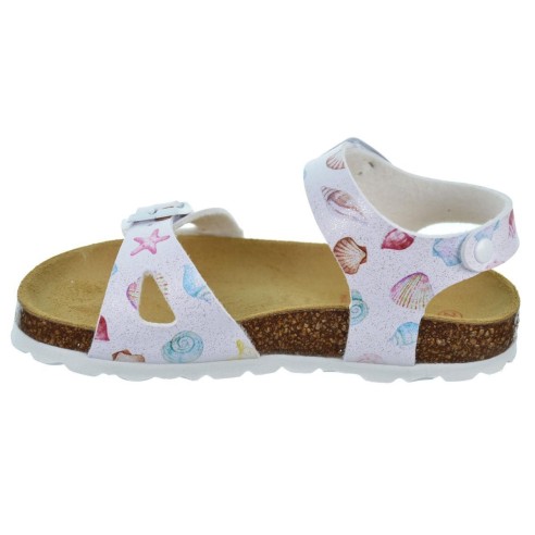 Crecendo 2558 Sandalia Bio con Hebilla Plantilla Piel Niña