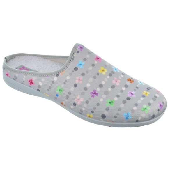 Biorelax 13011 Zapatilla Casa Textil Acolchada Mujer Antideslizante