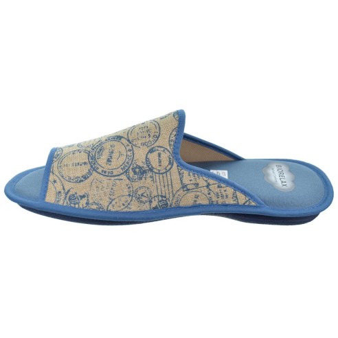 Biorelax 1447 Zapatilla estar por Casa Pies Delicados Hombre antideslizante