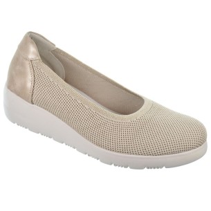 30s Treintas L4152 Zapato Confort Textil Cuña caucho antideslizante Mujer 2