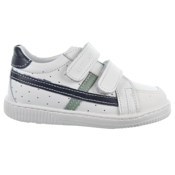 Crecendo Soft-13 Zapato Piel Velcro Primeros Pasos Unisex Antideslizante