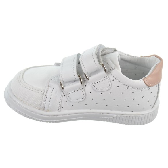 Crecendo Soft-13 Zapato Piel Velcro Primeros Pasos Unisex Antideslizante