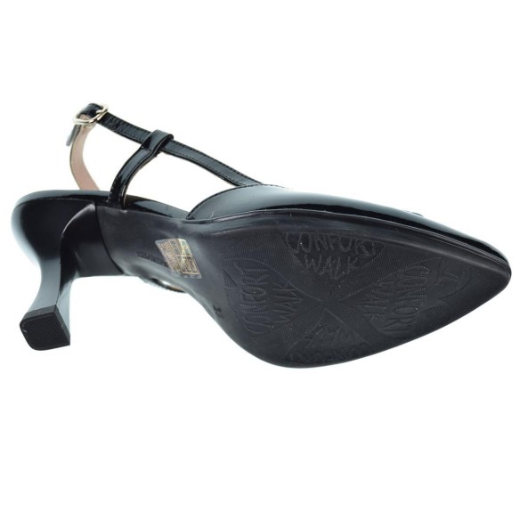 Desiree Sami8 Zapato Salón Piel Charol Acolchado Tacón Antideslizante Para eventos Mujer