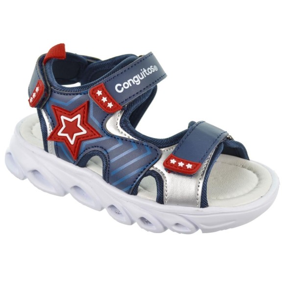 Conguitos 260006 Sandalia Sintética Luces Velcro Niño
