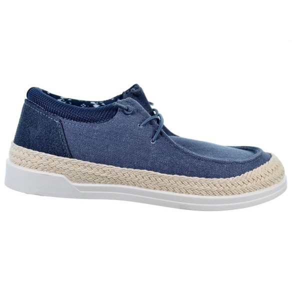 Lois 60181 Zapato Lona textil Acolchado Cordones Niño suela caucho