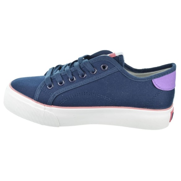 Lois 61364 Zapatilla Lona Textil Acolchada Cordones Mujer