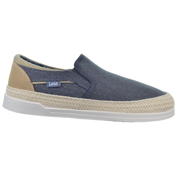 Lois 61336 Zapatilla Lona Textil Acolchada Suela caucho y yute Hombre